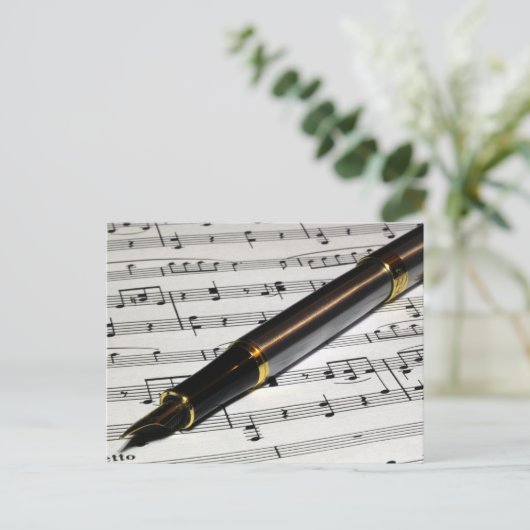 Füllhalter Postkarte (Stehend Vorderseite)