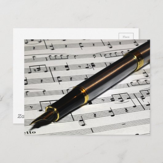 Füllhalter Postkarte (Vorne/Hinten)