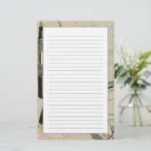 Füllhalter und Watchface mit Notizen Briefpapier (Stehend Vorderseite)