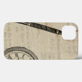 Füllhalter und Watchface mit Notizen Case-Mate iPhone Hülle (Rückseite (Horizontal))