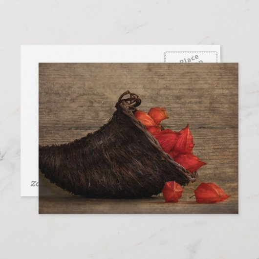 Füllhorn Postkarte (Vorne/Hinten)