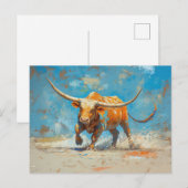 Füllmasse mit lebhaften Farben Postkarte (Vorne/Hinten)