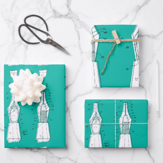 Füllpapier für Füllfederhalter Geschenkpapier Set (Vorderseite)