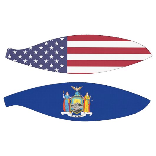 Fullsize Basketball mit Flag New York, USA (Panele)