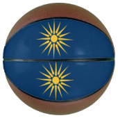 Fullsize Basketball with Flag of Macedonia (Vorderseite)