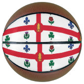 Fullsize Basketball with Flag of Montreal (Vorderseite)