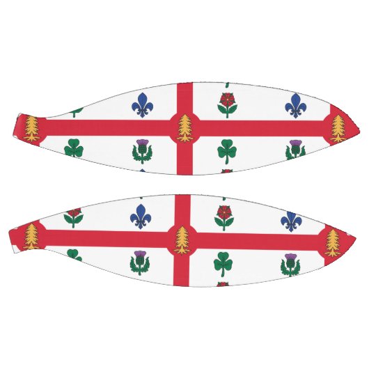 Fullsize Basketball with Flag of Montreal (Panele)