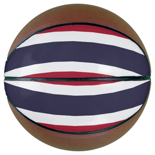 Fullsize Basketball with Flag of Thailand (Vorderseite)