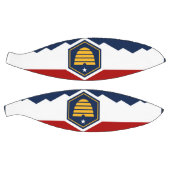 Fullsize Basketball with Flag of Utah, USA (Panele)