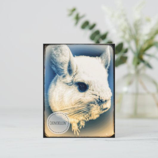 FullSizeRender Chinchillin Postkarte (Stehend Vorderseite)