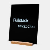 Fullstack-Entwickler-Banner Acrylschild (Winkel)