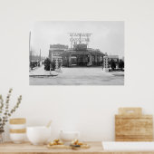 Füllstation der 20er Jahre Poster (Küche)