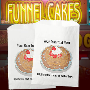 Füllt auf Platte mit 2 benutzerdefinierten Textfel Geschenktütchen