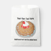 Füllt auf Platte mit 2 benutzerdefinierten Textfel Geschenktütchen (Vorderseite)