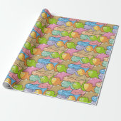 Füllt Cartoon Wrapping Paper Geschenkpapier (Ungerollt)