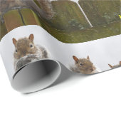 Füllten sie die Vogelzufuhr schon auf? Geschenkpapier (Rolleneckpunkt)