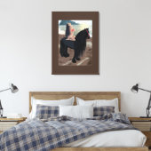 Füllung - gepackte Canvas Leinwanddruck (Insitu (Schlafzimmer))