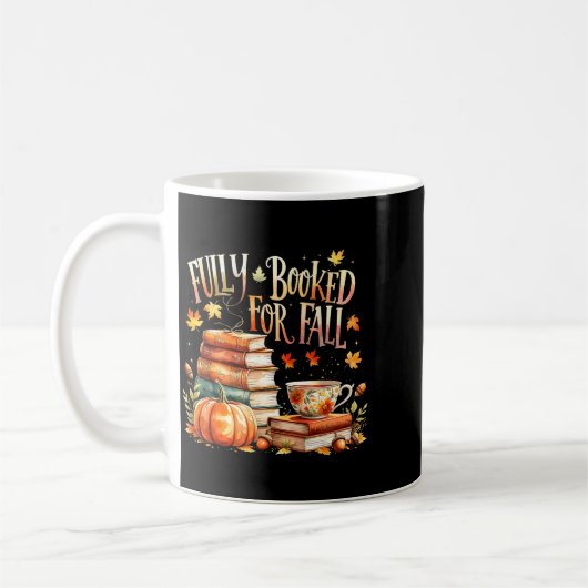 Fully Booked For Fall Cozy Autumn Reading Gift Kaffeetasse (Links)