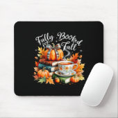 Fully Booked For Fall Cozy Autumn Reading Gift Mousepad (Mit Mouse)