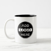 Fully Custom Business Logo Branding Zweifarbige Tasse (Links)