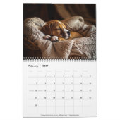 Fully Customizable 2026 Puppies Wall Calendar Kalender (Feb 2027)