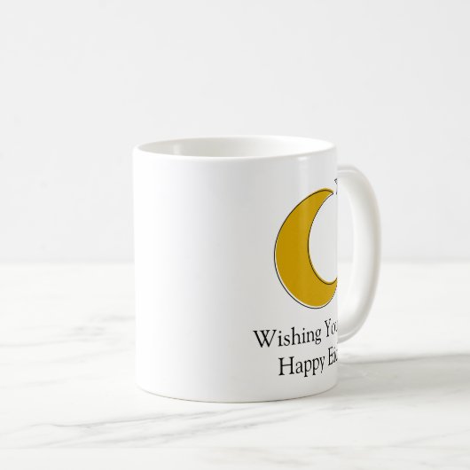 Fully Customizable Eid Mug -Eid Mubarak Coffee Cup Kaffeetasse (VorderseiteRechts)