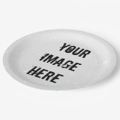Fully Customizable Paper Plate Pappteller (Schrägansicht)