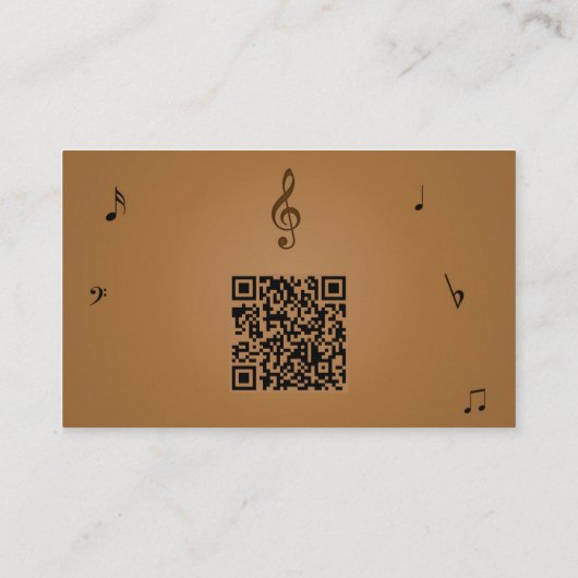 Fully Editable Cellist Visitenkarte (Rückseite)