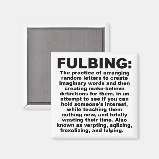 Fully Funny Kühlschrankmagnet Kühlschrank (Vorderseite/Rückseite)