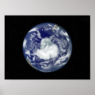 Fully lit full disk image poster