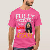 Fully Vaccated By the Blood Of Jesus Christian V T-Shirt (Vorderseite)
