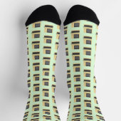 Fully Vaxxed Funny Geek Computer Joke Socken (Oben)
