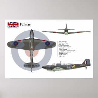 Fulmar 803 Squadron Poster