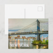 Fulton Ferry Landing, New York, USA Postkarte (Vorne/Hinten)