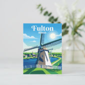 Fulton (Illinois) Postkarte (Stehend Vorderseite)