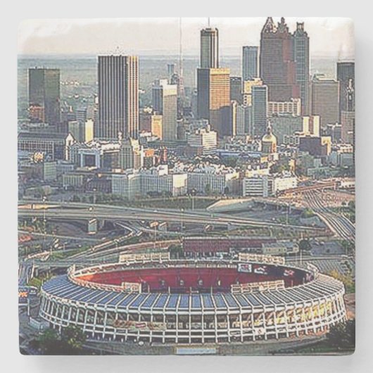 Fulton Landkreis Atlanta Georgia Untersetzer (Vorderseite)