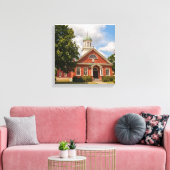 Fulton Landkreis Court House in Johnstown, NY Leinwanddruck (Insitu (Wohnzimmer))