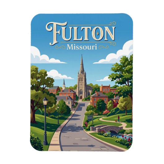 Fulton Missouri Magnet (Vertikal)