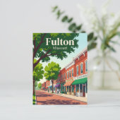 Fulton (Missouri) Postkarte (Stehend Vorderseite)