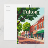 Fulton (Missouri) Postkarte (Vorne/Hinten)