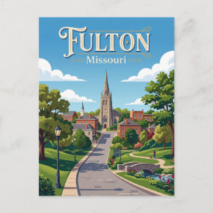 Fulton Missouri Postkarte