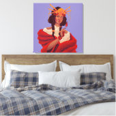 Fumadora de Jazmín Leinwanddruck (Insitu (Schlafzimmer))