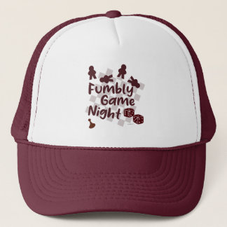 Fumbly Family Game Night Spaß Motto Truckerkappe