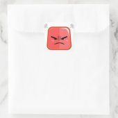 Fuming wütend gegenüber Red Emoji Sticker (Tasche)