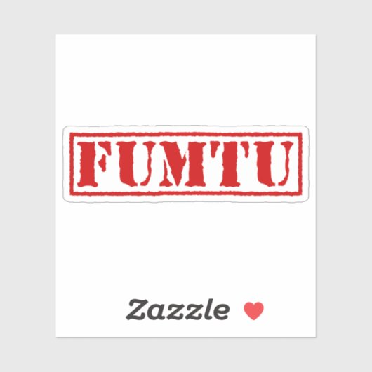 FUMTU AUFKLEBER (Blatt)