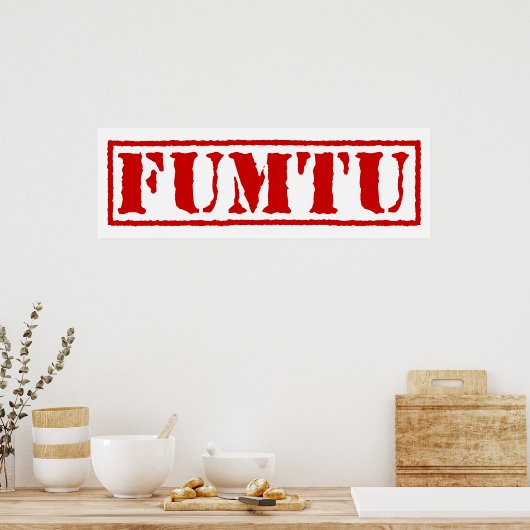FUMTU POSTER (Küche)