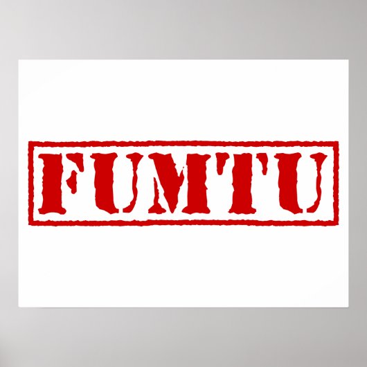 FUMTU POSTER (Vorne)