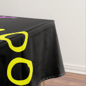 FUN 100th Birthday Party, Repeating Names Black Tischdecke (Beispiel)