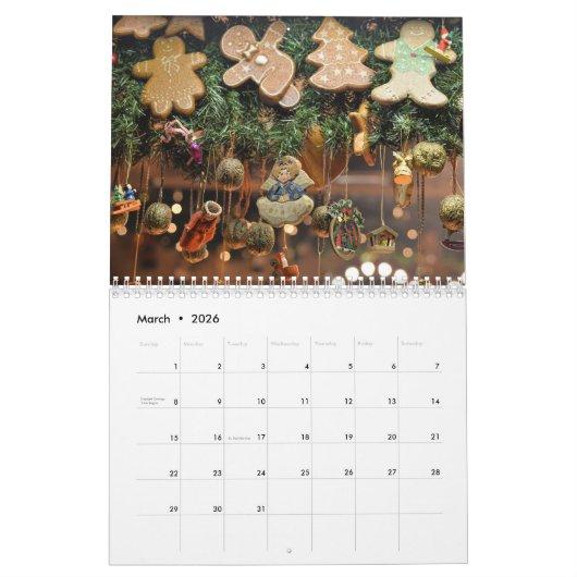 FUN! 12 Monate Weihnachtskalender Kalender (Mär 2026)