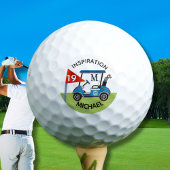 Fun 19. Loch Custom Cart Personalisiert Golfball